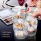 5-Layer Rotatable Jewelry Organizer Box – FODIENS Clear Storage Tray with Lid for Earrings, Bracelets, Necklaces, and Hair Ties (Women)